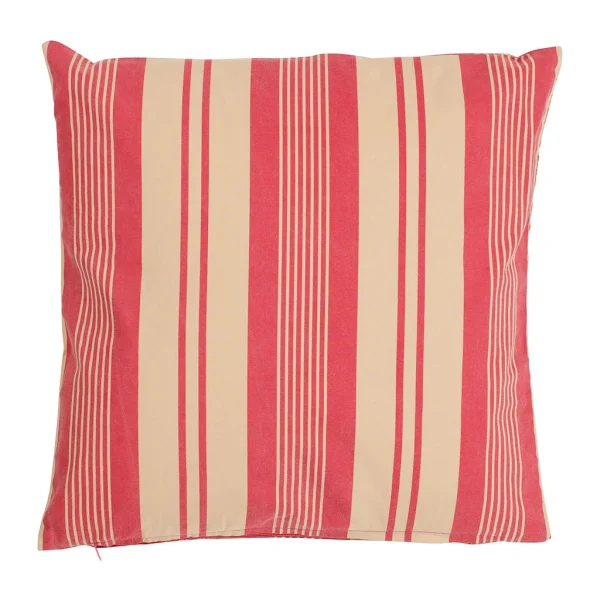 Comptoir De Famille Coussin Margot Rouge En Coton 1