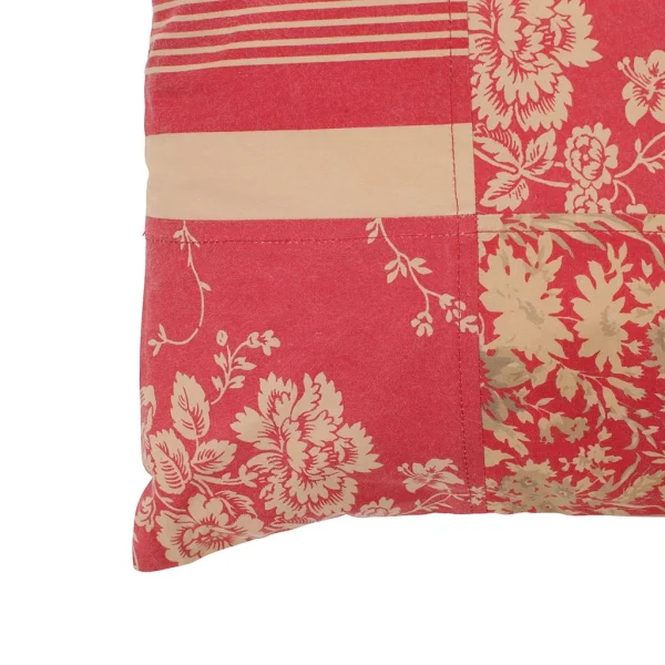 Comptoir De Famille Coussin Margot Rouge En Coton 4