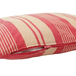 Comptoir De Famille Coussin Margot Rouge En Coton 16