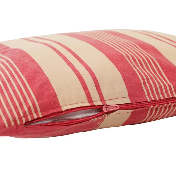 Comptoir De Famille Coussin Margot Rouge En Coton 6
