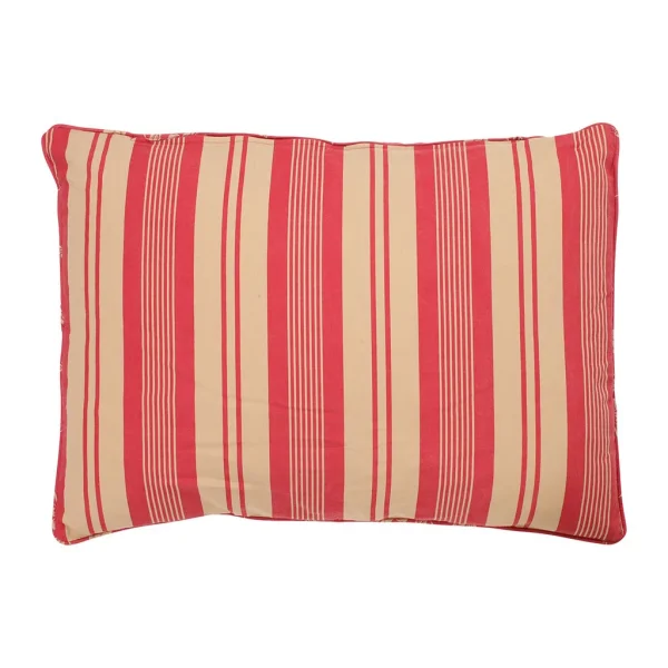 Comptoir De Famille Coussin Dosseret Margot Rouge En Coton 3