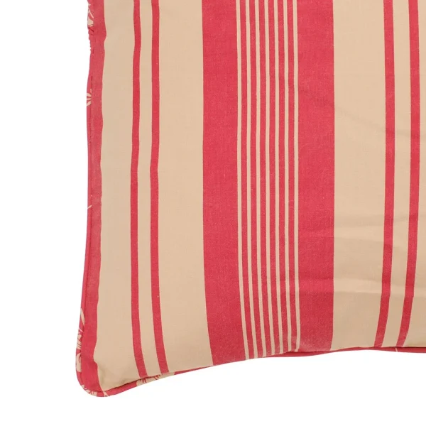 Comptoir De Famille Coussin Dosseret Margot Rouge En Coton 4