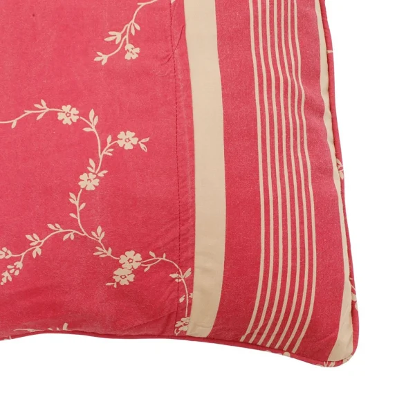 Comptoir De Famille Coussin Dosseret Margot Rouge En Coton 6