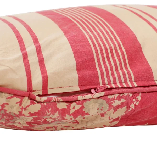 Comptoir De Famille Coussin Dosseret Margot Rouge En Coton 7