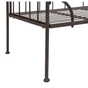 Comptoir De Famille Banquette 2 Places En Fer Brun – Charmet 12