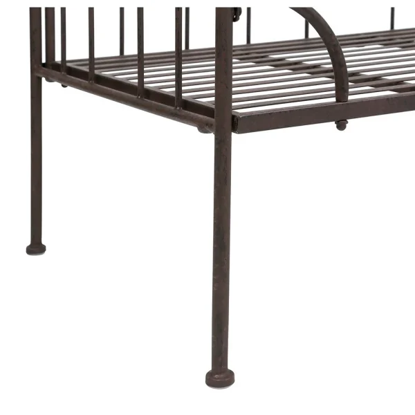 Comptoir De Famille Banquette 2 Places En Fer Brun – Charmet 4