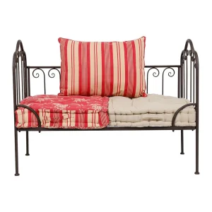 Comptoir De Famille Banquette 2 Places En Fer Brun – Charmet 16