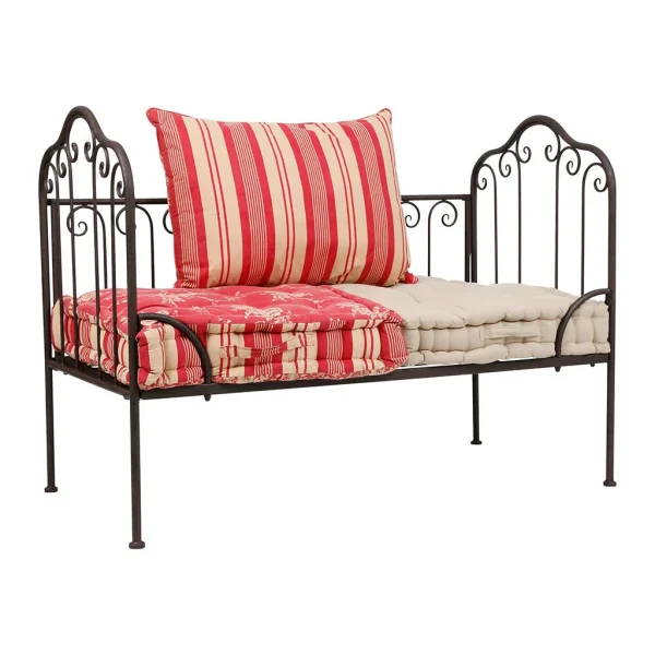 Comptoir De Famille Banquette 2 Places En Fer Brun – Charmet 7