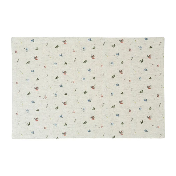 Comptoir De Famille Set Table P’tite Fleur Naturel 45x30cm En Coton 1