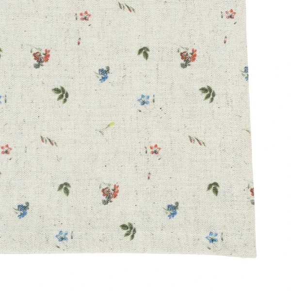 Comptoir De Famille Serviette X4 P’tite Fleur Naturel 40x40cm En Coton 3