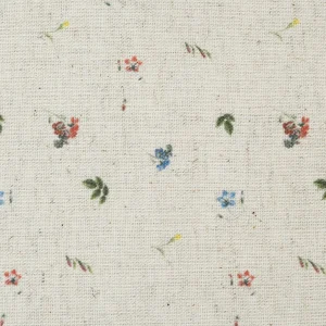Comptoir De Famille Serviette X4 P’tite Fleur Naturel 40x40cm En Coton 9