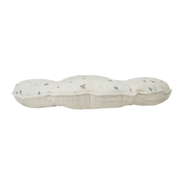 Comptoir De Famille Galette Chaise Ronde P’tite Fleur Naturel D40cm En Coton 5