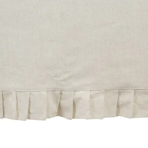 Comptoir De Famille Nappe Carrée Chambray Naturel 160x160cm Coton Et Flex 9