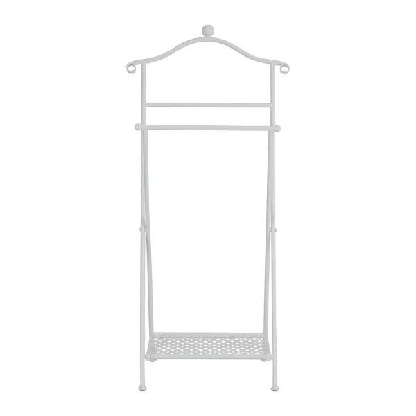 Comptoir De Famille Valet Pliant En Fer Blanc H98cm – Charmet 1