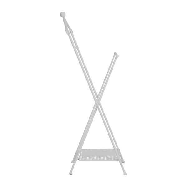 Comptoir De Famille Valet Pliant En Fer Blanc H98cm – Charmet 4