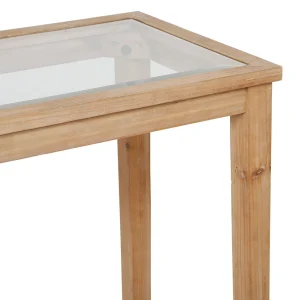 Comptoir De Famille Console Naturel Foncé 120x36xh80cm En Bois De Sapin – Firmin 11