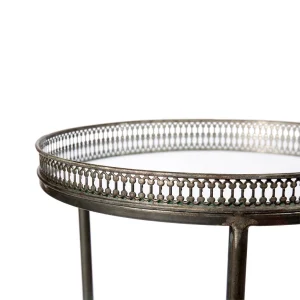 Côté Table Table Basse Gigogne (lot De 2) En Métal Bronze Et Miroir 6