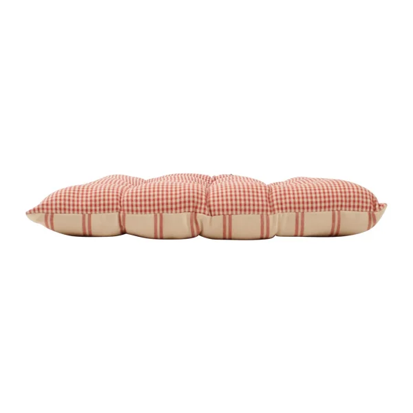 Comptoir De Famille Galette De Chaise Carrée Rouge En Coton 7