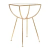 Côté Table Table D’appoint En Fer Dorée Et Verre – Eluminea 14