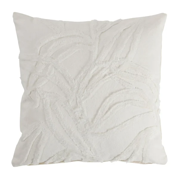 Côté Table Housse De Coussin Dune Blanc Cassé 45x45cm Coton 1