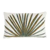 Côté Table Housse De Coussin Palmier Vert 50x30cm Coton 13