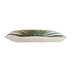 Côté Table Housse De Coussin Palmier Vert 50x30cm Coton 9