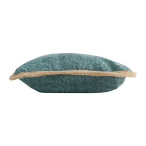 Côté Table Housse De Coussin Carnele Vert 45x45cm Polyester+jute 9