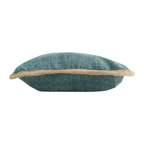 Côté Table Housse De Coussin Carnele Vert 45x45cm Polyester+jute 4