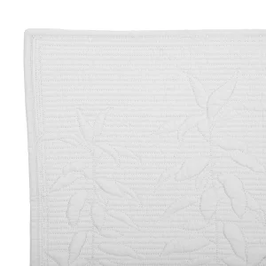 Côté Table Set Table Boutis Blanc 48x34cm Coton 6
