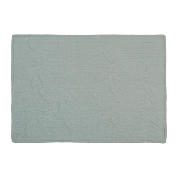 Côté Table Set Table Boutis Vert D’eau 48x34cm Coton 1