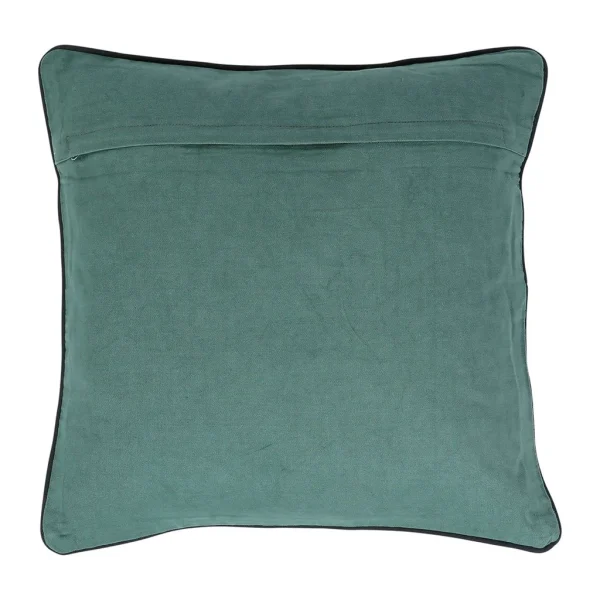 Côté Table Housse De Coussin En Velours De Coton Vert 45x45cm – Velvetin 3