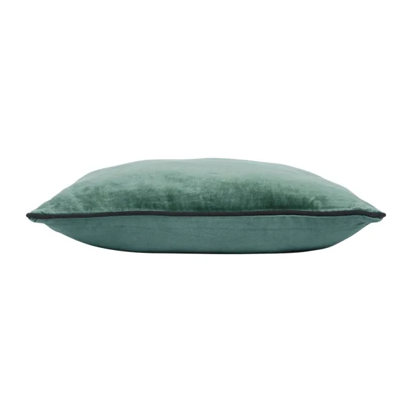 Côté Table Housse De Coussin En Velours De Coton Vert 45x45cm – Velvetin 4