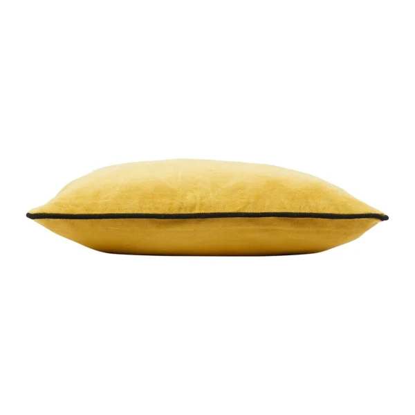 Côté Table Housse De Coussin En Velours De Coton Moutarde 45x45cm – Velvetin 4