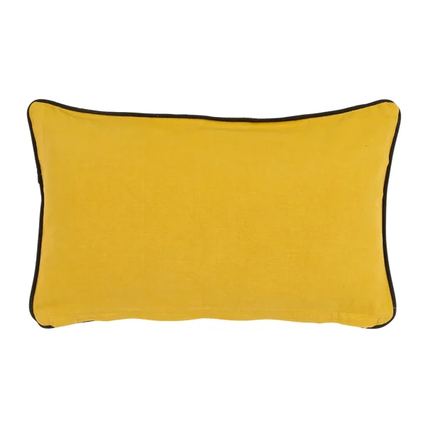 Côté Table Housse De Coussin En Velours De Coton Moutarde 50x30cm – Velvetin 3