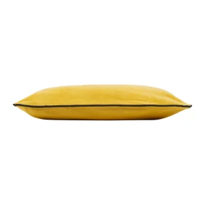 Côté Table Housse De Coussin En Velours De Coton Moutarde 50x30cm – Velvetin 9
