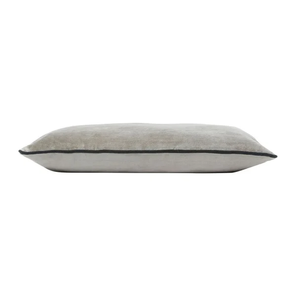 Côté Table Housse De Coussin En Velours De Coton Taupe 50x30cm – Velvetin 4