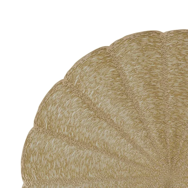 Côté Table Set De Table Rond Doré D38cm – Lumi 3