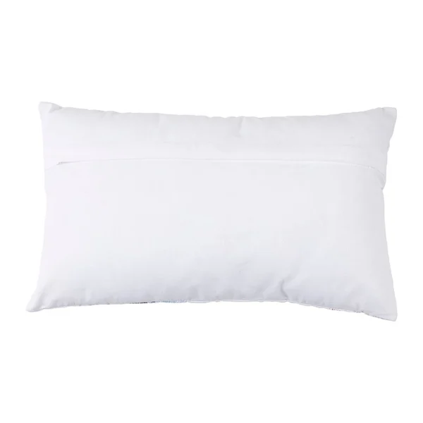 Jardin D’Ulysse Housse De Coussin Brodé Poule Vintage Blanc 50x30cm En Coton 3