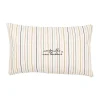 Jardin D’Ulysse Coussin Rayé Multicolore Pastel 50x30cm En Coton – Famille 13