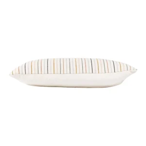 Jardin D’Ulysse Coussin Rayé Multicolore Pastel 50x30cm En Coton – Famille 7