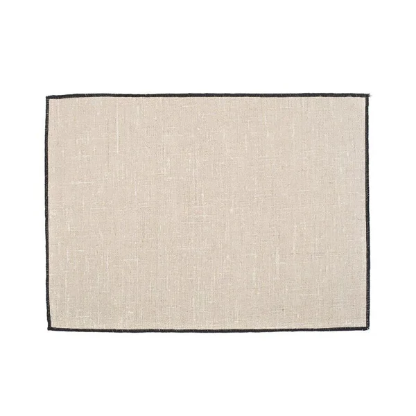 HARMONY HAOMY Set De Table Borgo Naturel En Lin Enduit 1