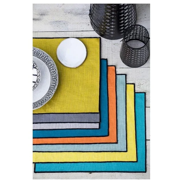 HARMONY HAOMY Set De Table Borgo Safran 35x48cm 5