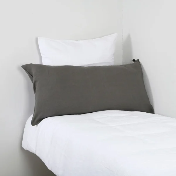 HARMONY HAOMY Housse De Couette Viti Granit 260x240cm 100% Lin Lavé 8