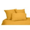 HARMONY HAOMY Drap Housse Viti Safran 140x200cm 100% Lin Lavé 13