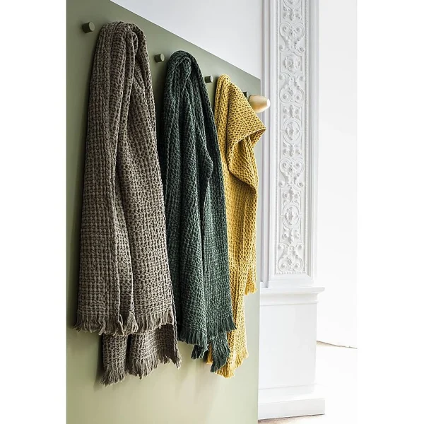 HARMONY HAOMY Plaid Tempo Craie 130x200cm 4