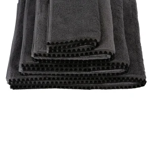 HARMONY HAOMY Serviette De Bain Issey Granit 70x130cm En Coton 19