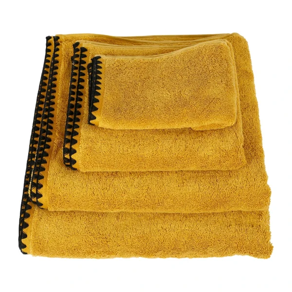 HARMONY HAOMY Serviette De Bain Issey Safran 70x130cm En Coton 6