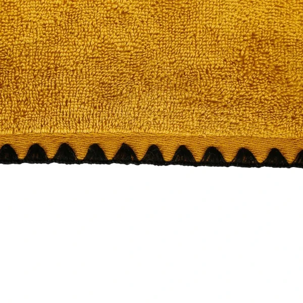 HARMONY HAOMY Serviette De Bain Issey Safran 70x130cm En Coton 7