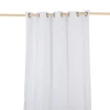 HARMONY HAOMY Rideau Propriano Blanc 280cm En Lin Lavé 8