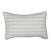 HARMONY HAOMY Coussin Calvi Blanc 40x60cm 100% Lin Lavé 11